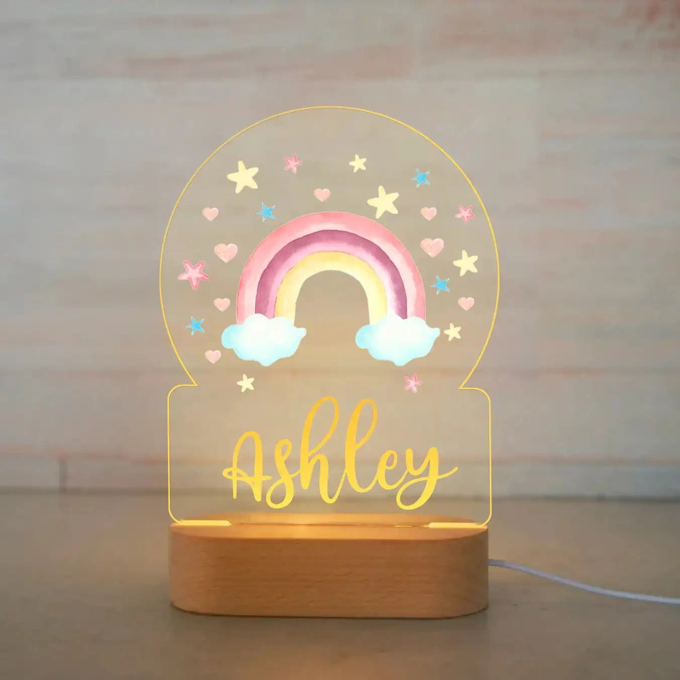 Personalized kids' lamp