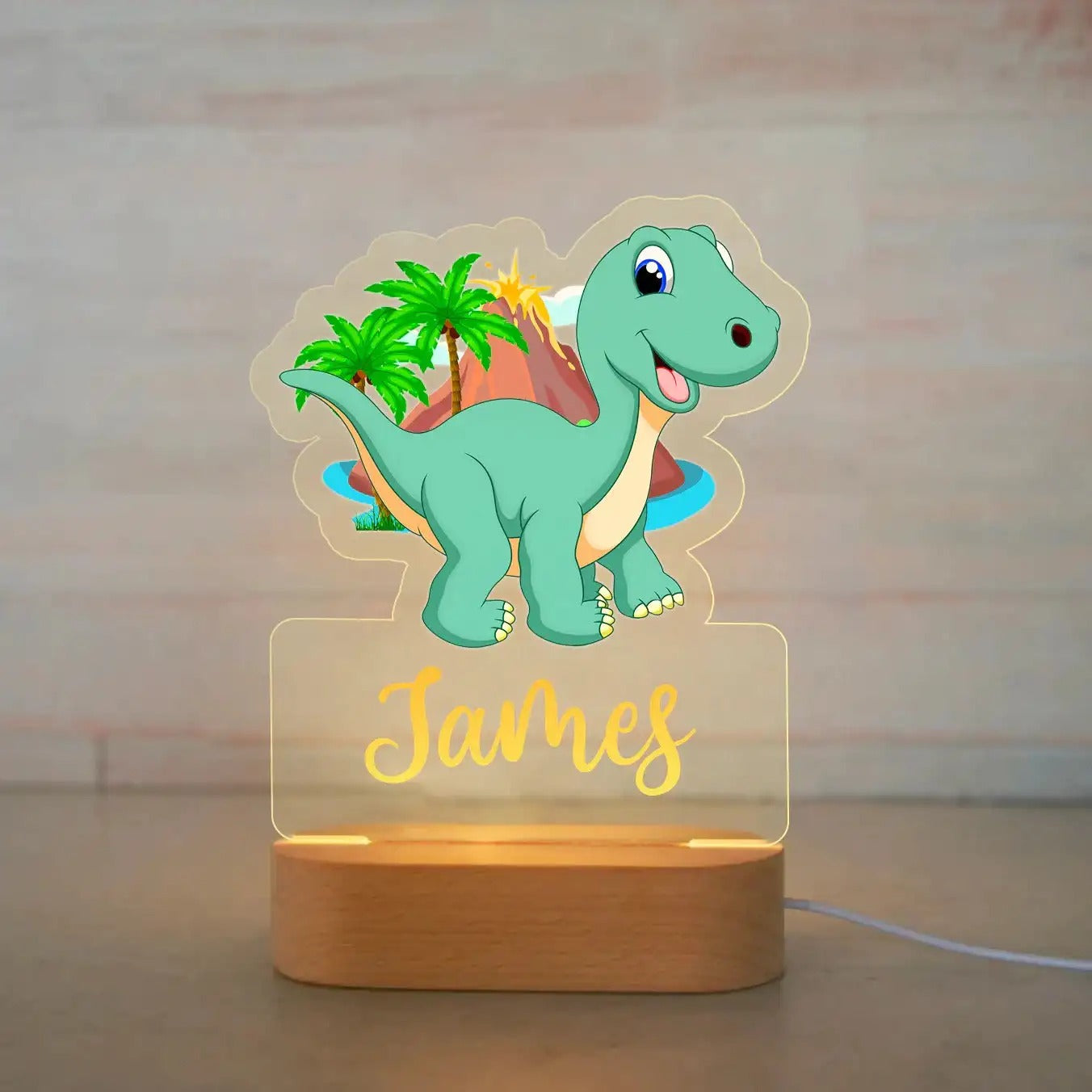 Personalized kids' lamp