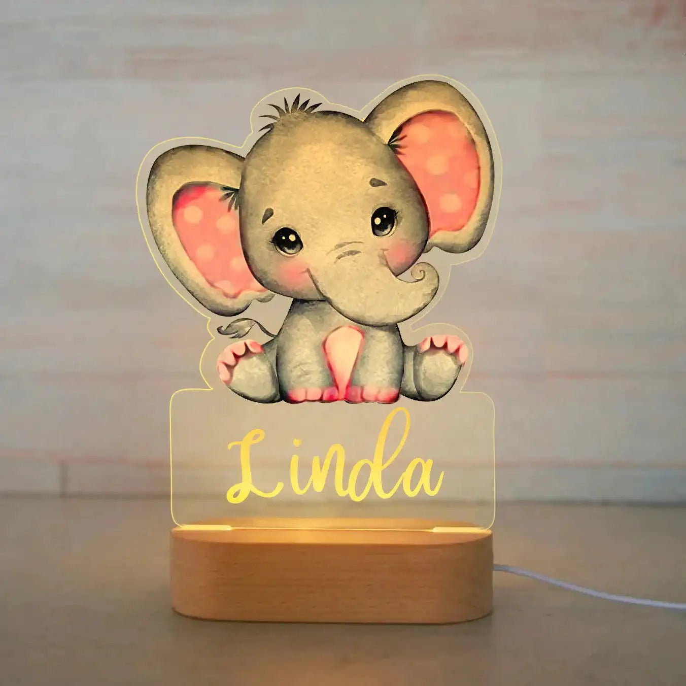 Personalized kids' lamp
