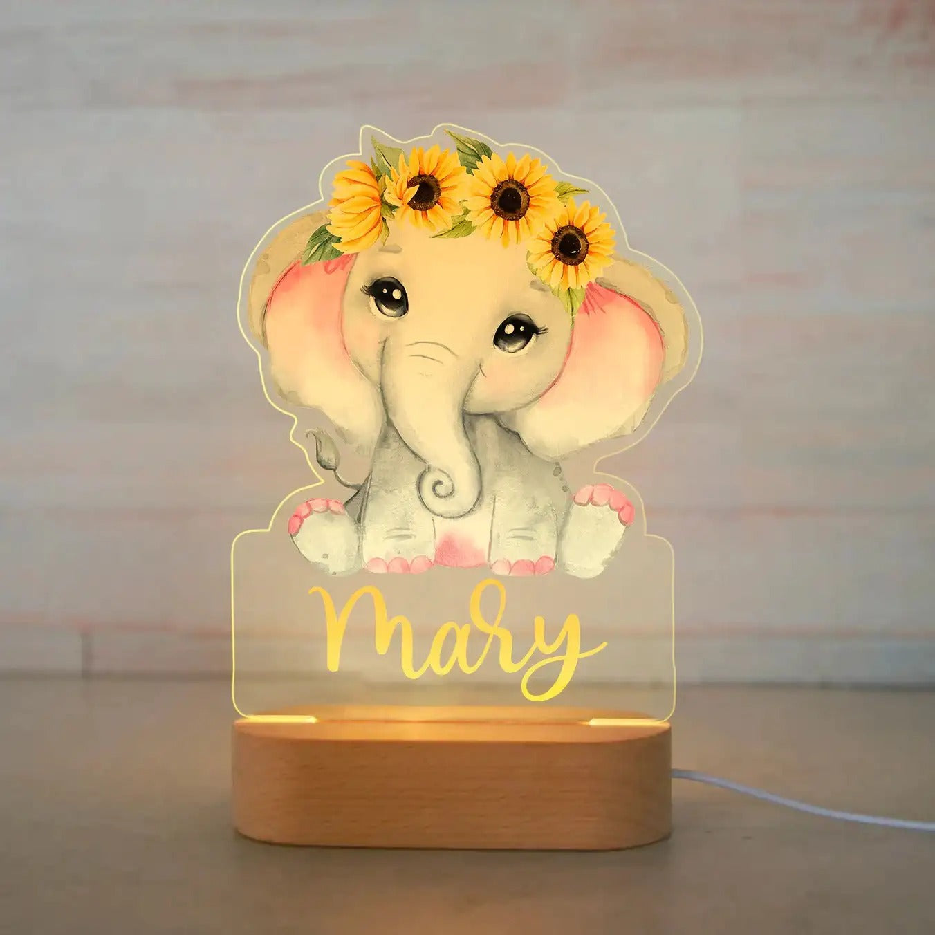 Personalized kids' lamp