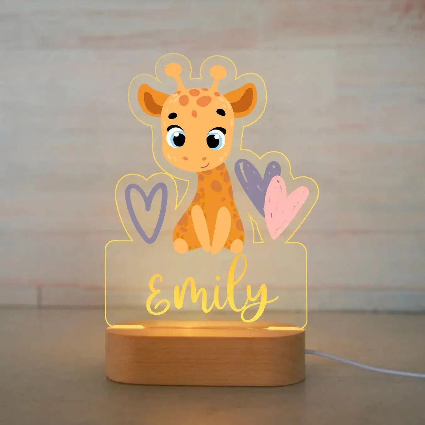 Personalized kids' lamp