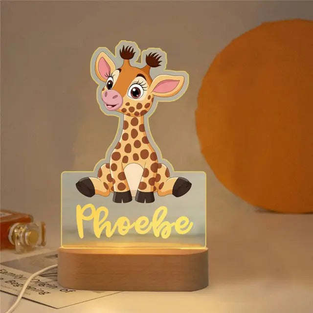 Personalized kids' lamp