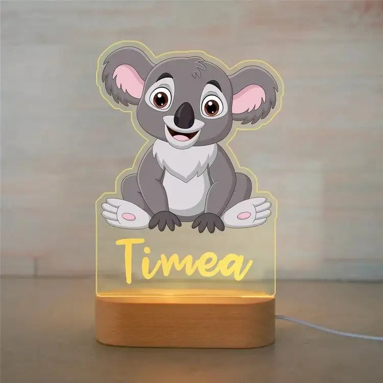 Personalized kids' lamp