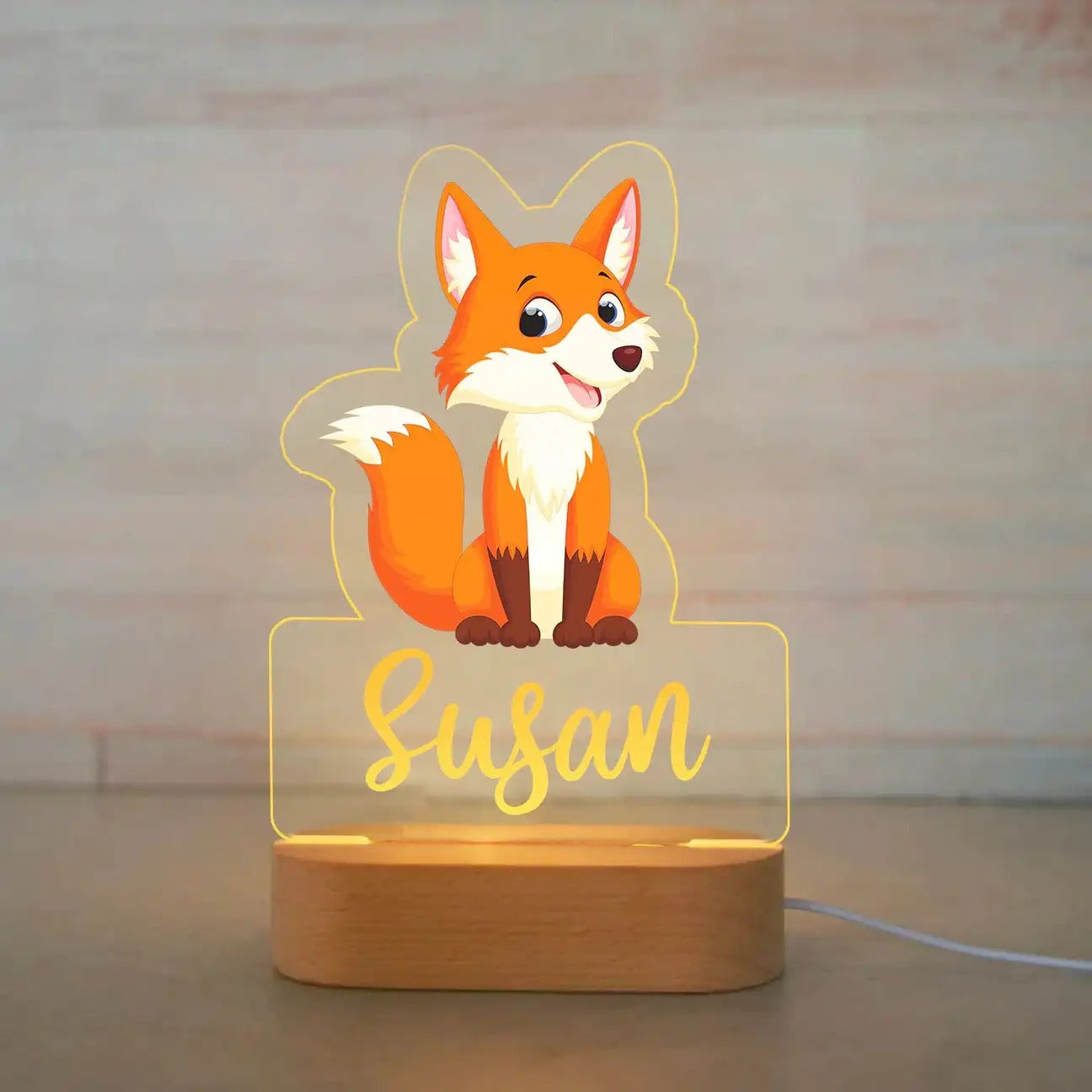 Personalized kids' lamp