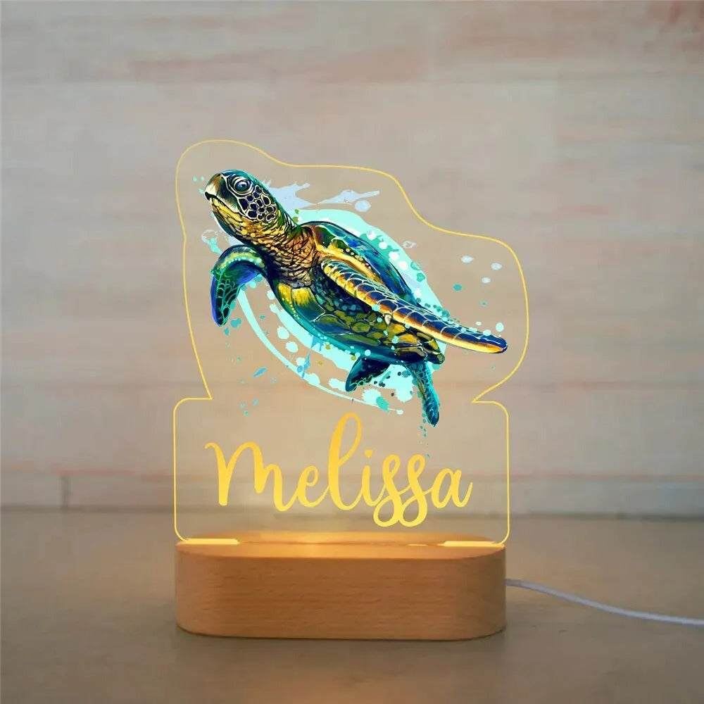 Personalized kids' lamp