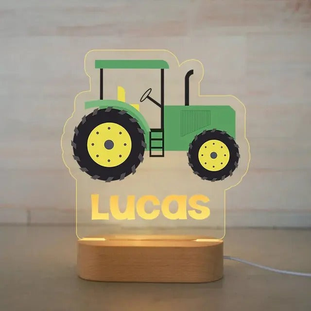 Personalized kids' lamp