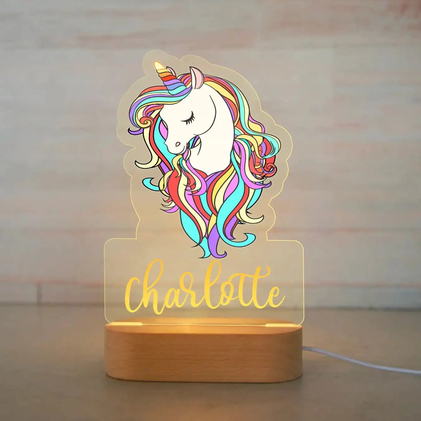 Personalized kids' lamp