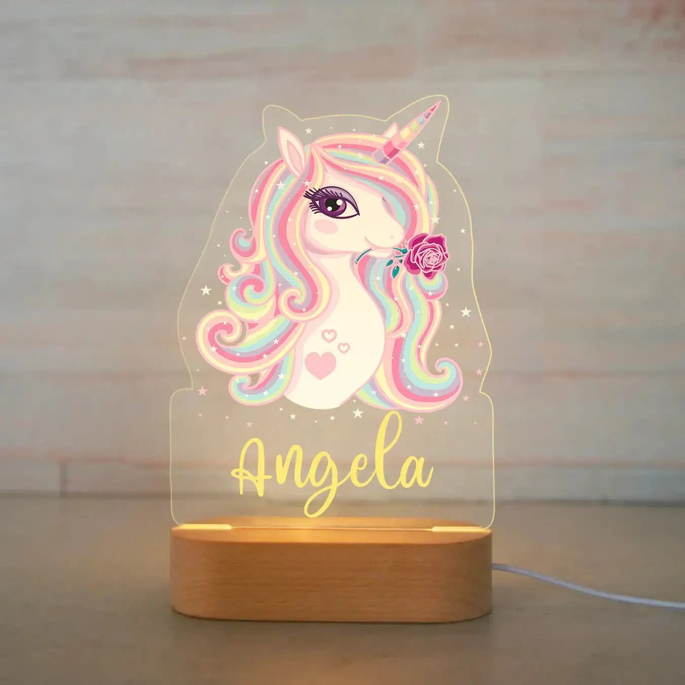 Personalized kids' lamp