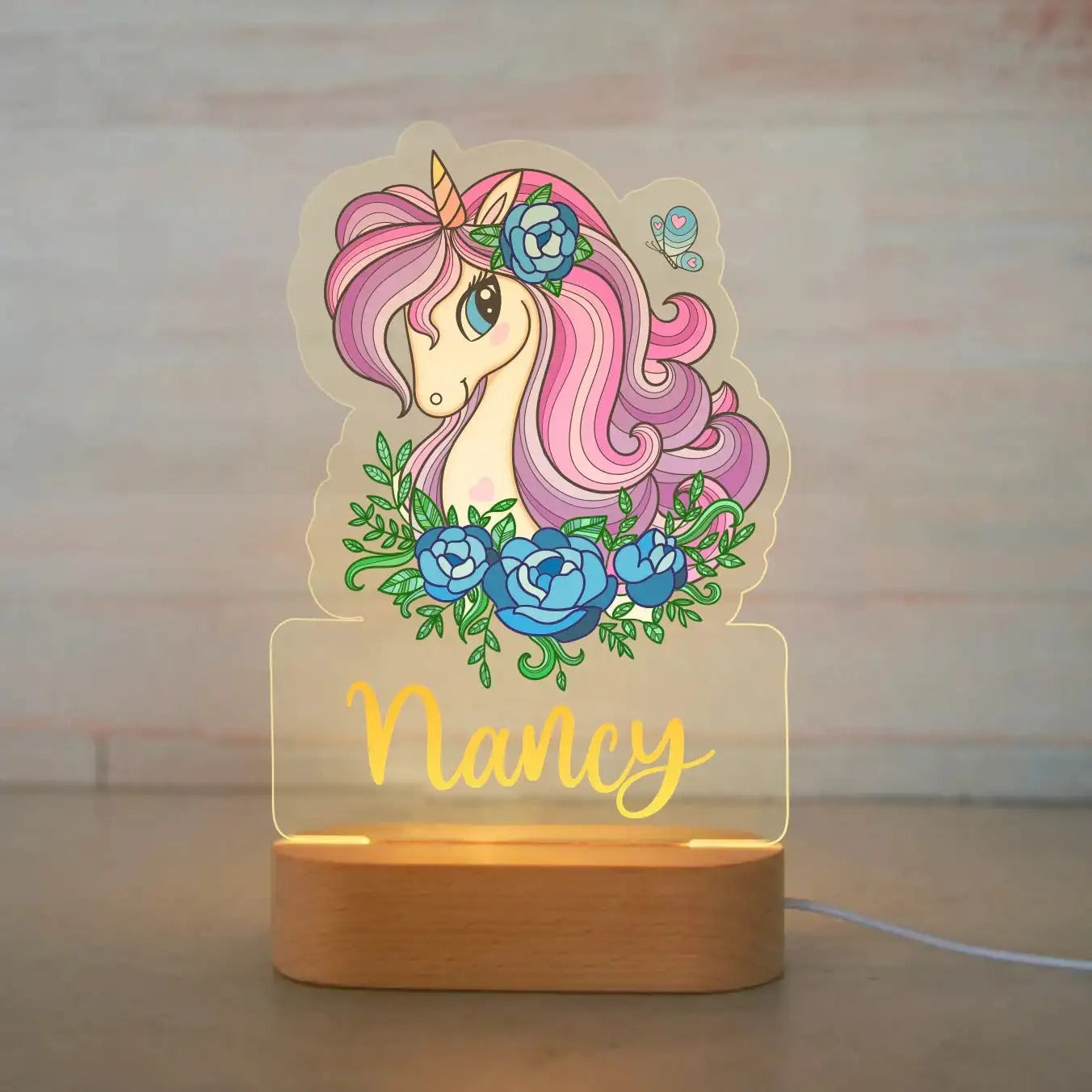 Personalized kids' lamp