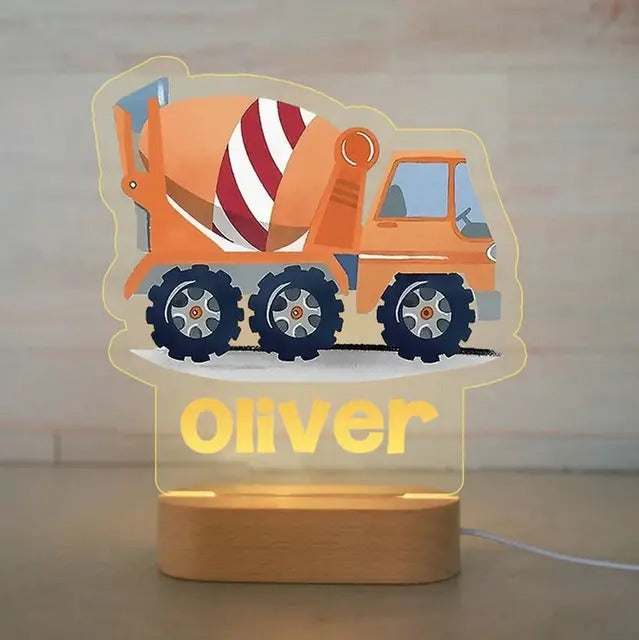 Personalized kids' lamp